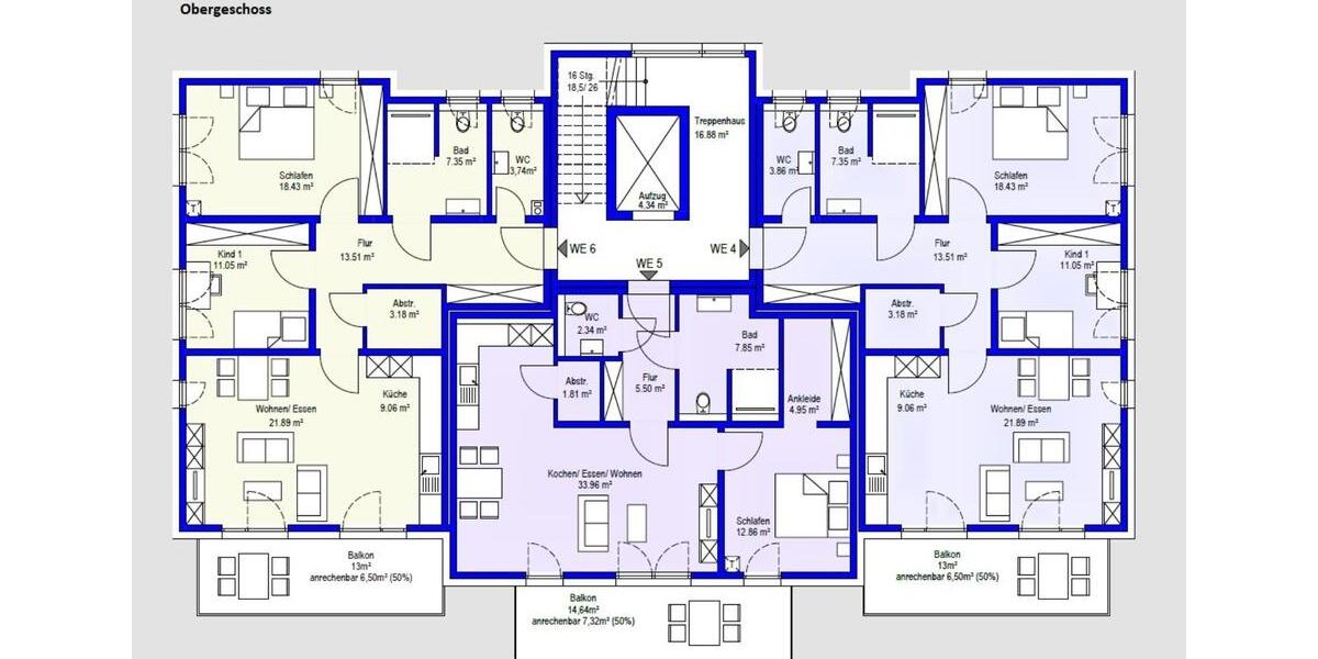 Etagenwohnung Bielefeld Jöllenbeck - 2 Zimmer, 75 m&sup2;, 900&euro; | Angebot:25144466