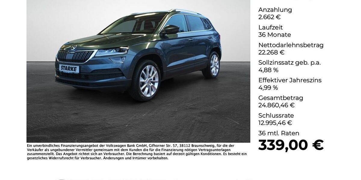 Skoda Karoq 80.720 km 23.630 &euro; Versmold 33775