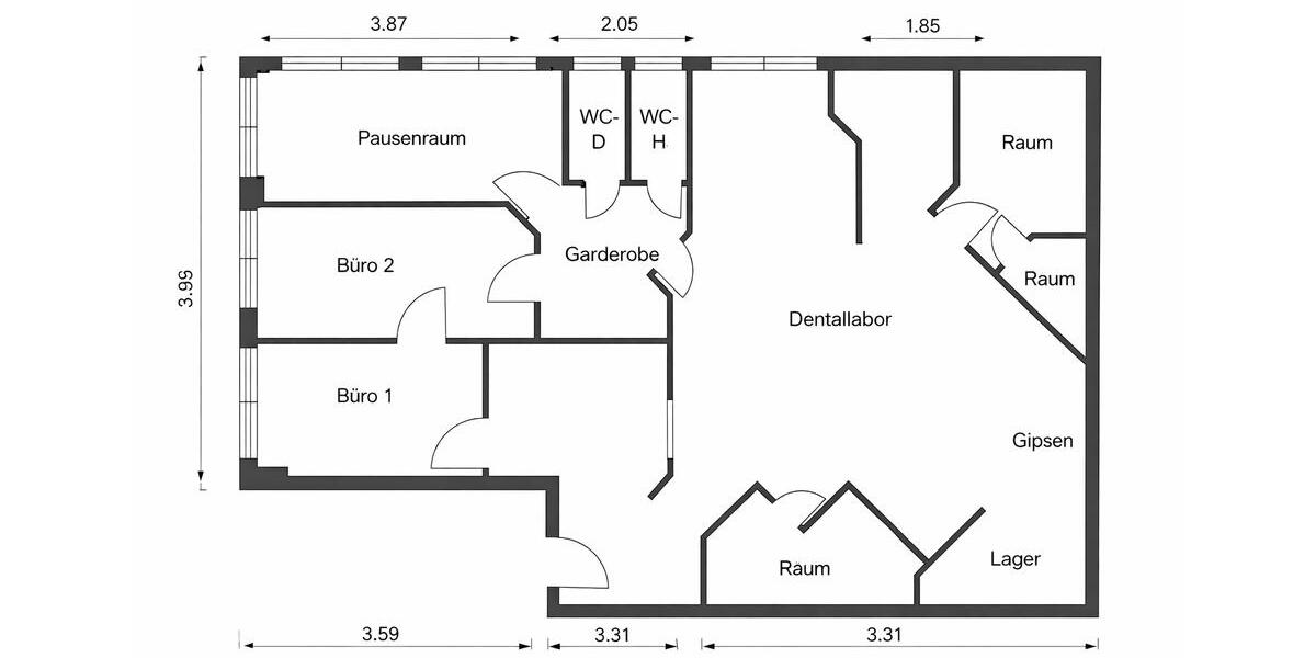 Gewerbeobjekt Bielefeld Heepen - 1.014&euro; | Angebot:25871792
