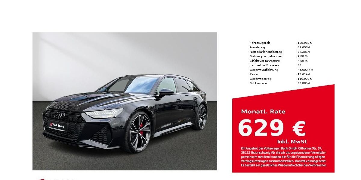 Audi RS6 4.900 km 129.980 &euro; Bielefeld 33609