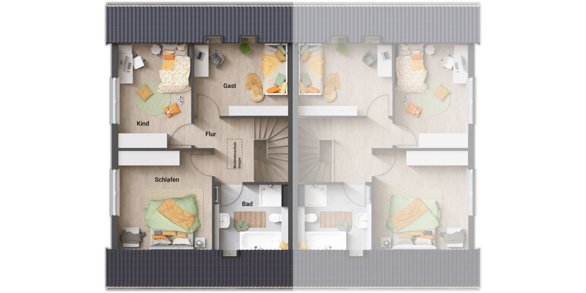 Doppelhaushälfte Lage Ehrentrup - 4 Zimmer, 114 m&sup2;, 390.000&euro; | Angebot:25780611