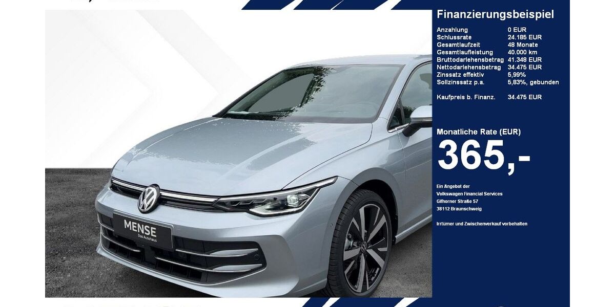 VW Golf 4.000 km 34.475 &euro; Gütersloh 33334