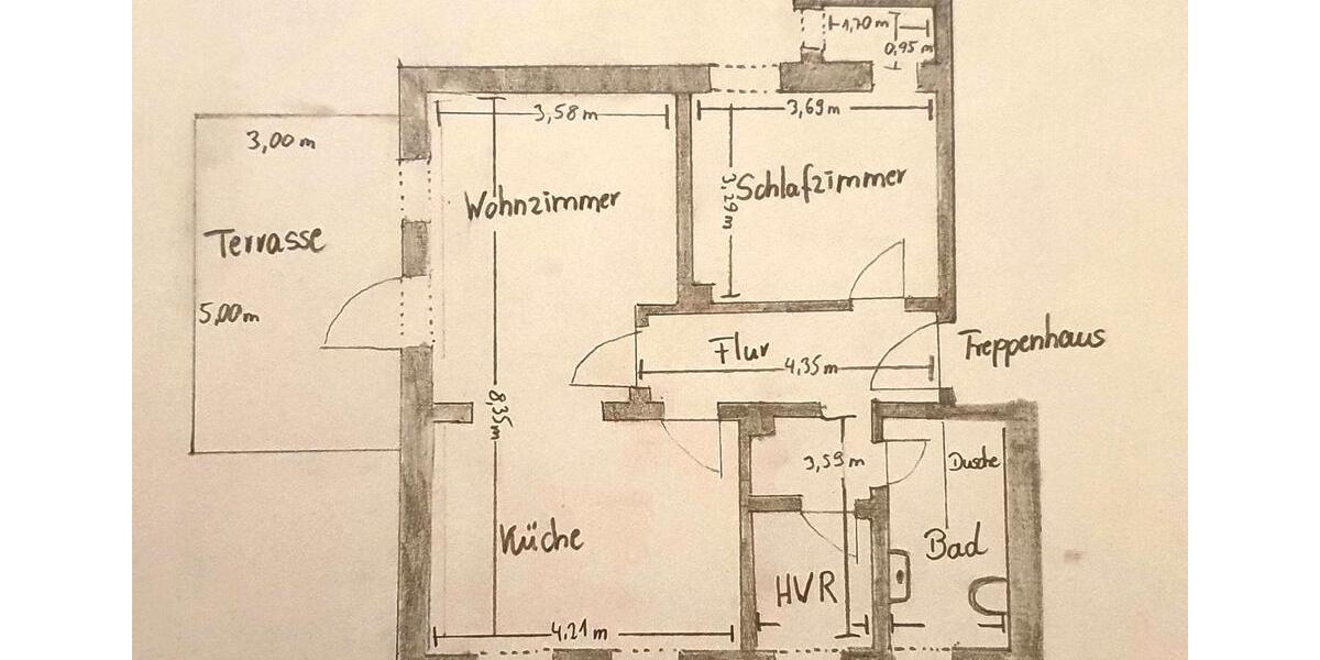Hochparterre Detmold Hiddesen - 2 Zimmer, 64 m&sup2;, 665&euro; | Angebot:26049779