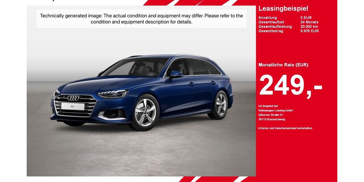 Audi A4 43.435 km 31.945 &euro; Gütersloh 33330