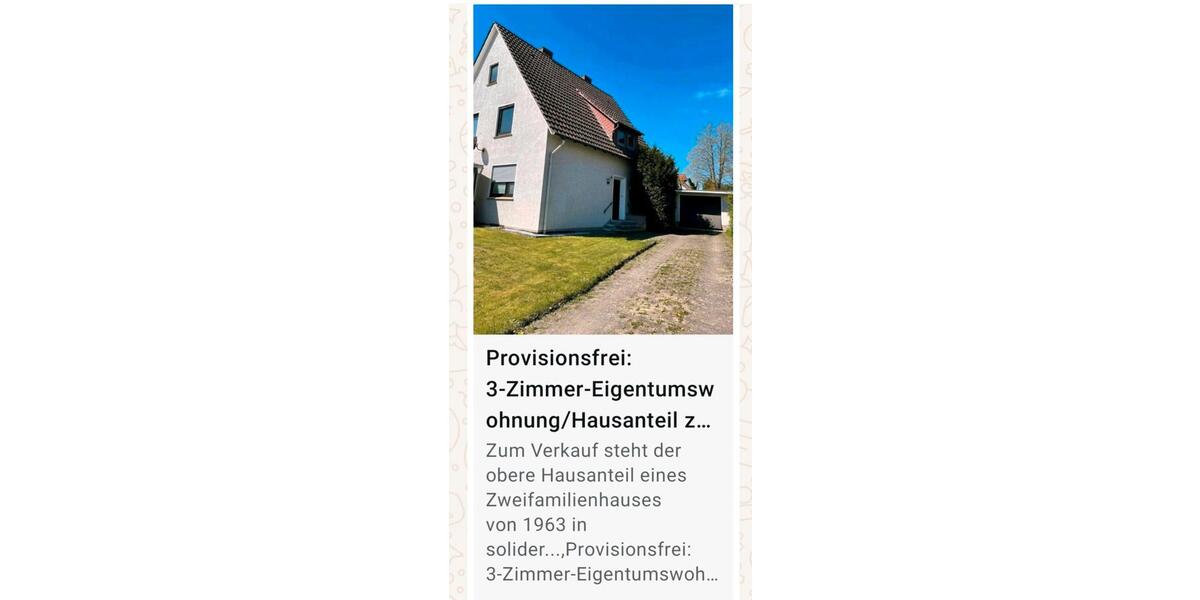 Etagenwohnung Hiddenhausen - 3 Zimmer, 68 m&sup2;, 122.000&euro; | Angebot:26765849