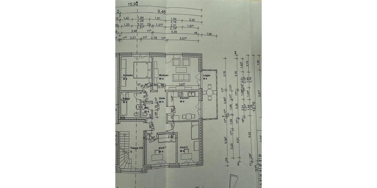 Etagenwohnung Gütersloh Isselhorst - 4 Zimmer, 90 m&sup2;, 1.050&euro; | Angebot:25311554