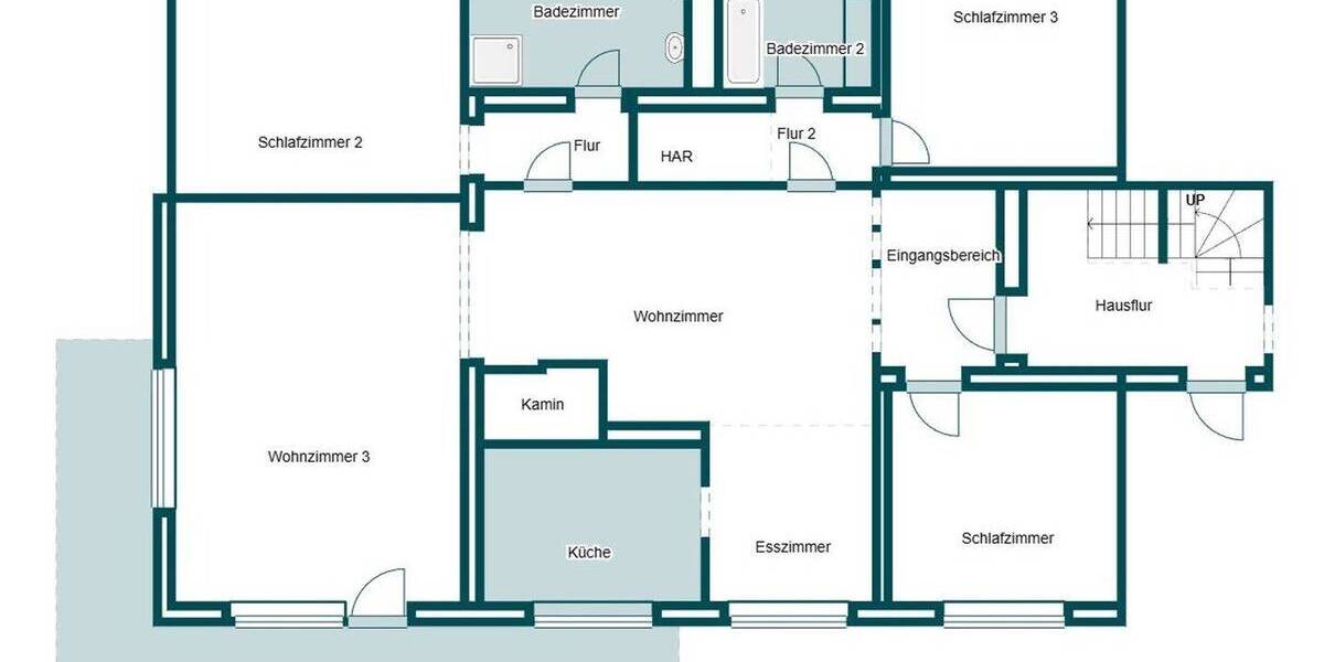 Etagenwohnung Halle (Westfalen) Halle - 4 Zimmer, 171 m&sup2;, 255.000&euro; | Angebot:26391142