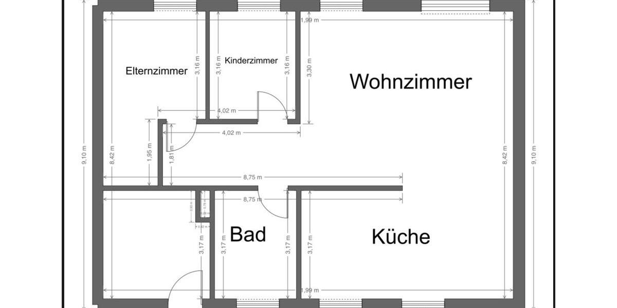 Erdgeschoßwohnung Bad Salzuflen Ehrsen-Breden - 3 Zimmer, 100 m&sup2;, 1.200&euro; | Angebot:26022997