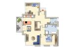 Etagenwohnung Detmold Hiddesen - 3 Zimmer, 89 m&sup2;, 1.300&euro; | Angebot:26660211