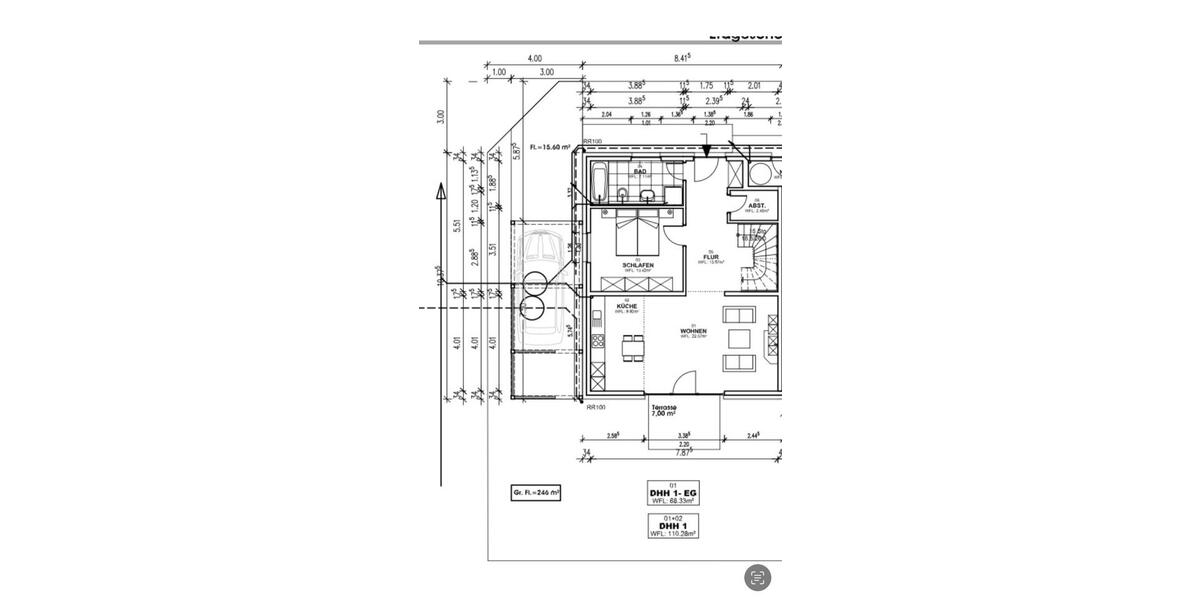 Doppelhaushälfte Lage - 5 Zimmer, 111 m&sup2;, 1.650&euro; | Angebot:26401134