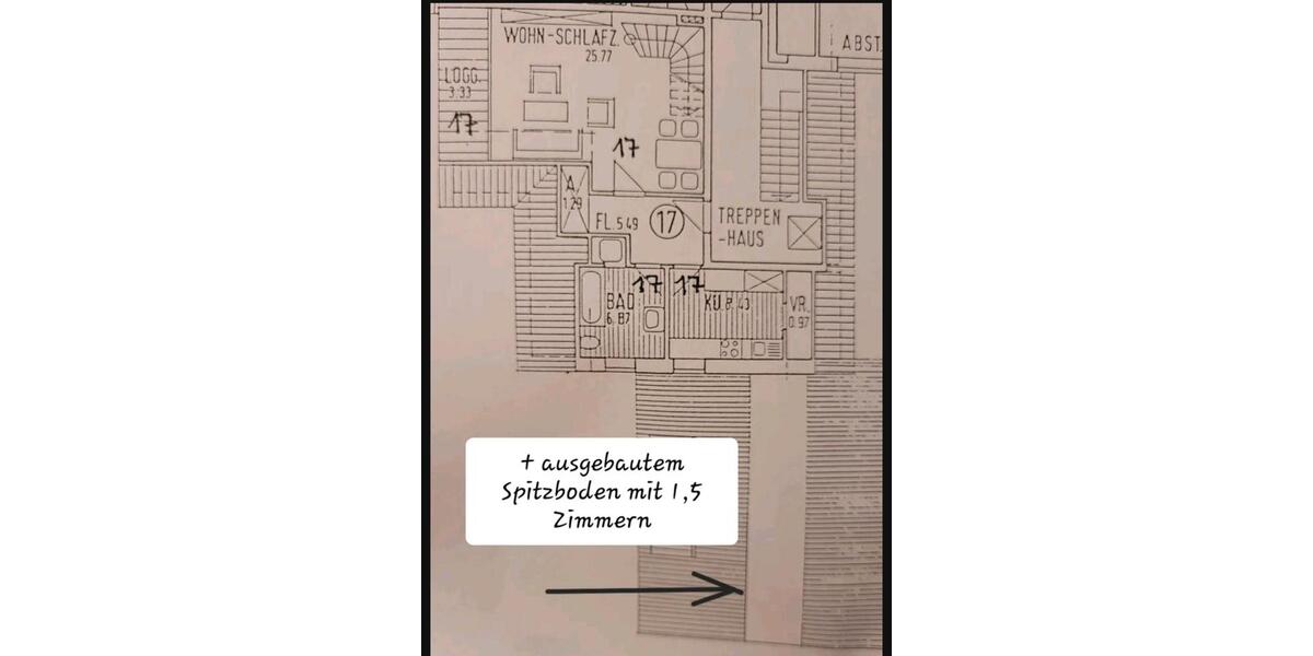 Maisonettenwohnung Rheda-Wiedenbrück Wiedenbrück - 2.5 Zimmer, 80 m&sup2;, 185.000&euro; | Angebot:26837753