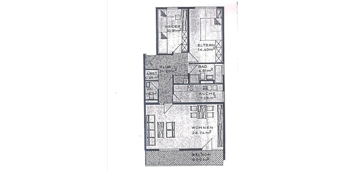Etagenwohnung Bad Salzuflen - 3 Zimmer, 86 m&sup2;, 189.000&euro; | Angebot:26779097