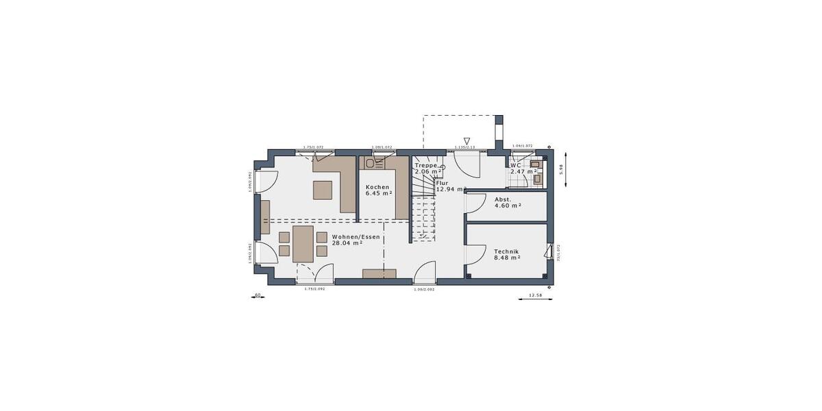 Einfamilienhaus Lage - 4 Zimmer, 126 m&sup2;, 1.600&euro; | Angebot:26421330