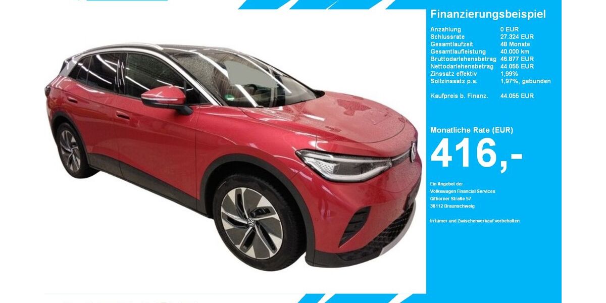 VW ID.4 12.215 km 44.055 &euro; Gütersloh 33334