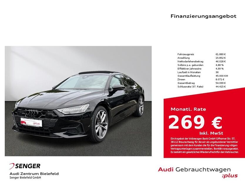 Audi A7 21.679 km 61.880 € Bielefeld 33609