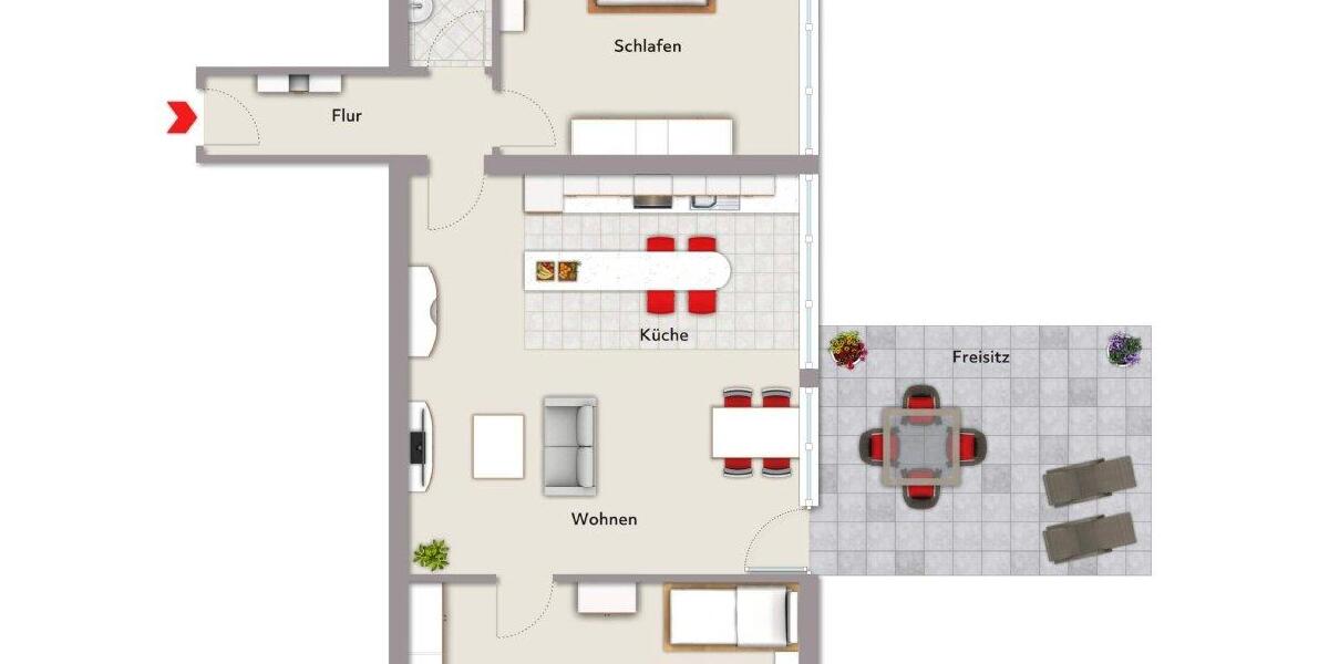 Etagenwohnung Lemgo - 3 Zimmer, 86 m&sup2;, 178.500&euro; | Angebot:27213835
