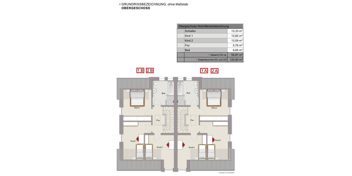 Doppelhaushälfte Gütersloh Avenwedde - 4 Zimmer, 125 m&sup2;, 563.800&euro; | Angebot:25749104