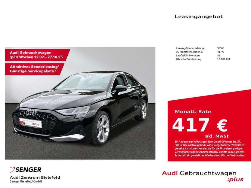 Audi A3 29.280 km 37.990 € Bielefeld 33609