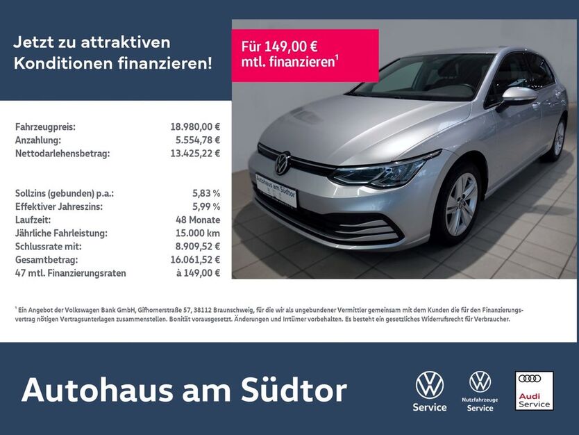 VW Golf 112.245 km 18.980 € Rietberg 33397