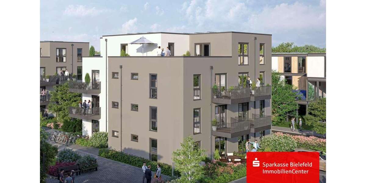 Etagenwohnung Bielefeld Sennestadt - 2 Zimmer, 54 m&sup2;, 229.000&euro; | Angebot:25192956