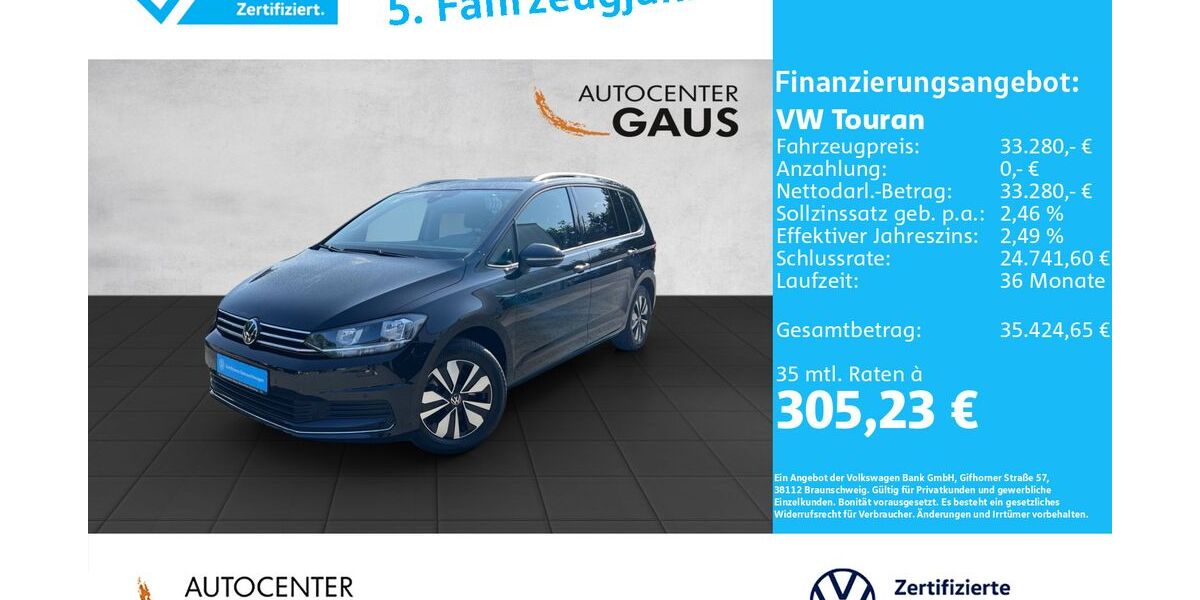 VW Touran 11.596 km 32.480 &euro; Bielefeld 33699