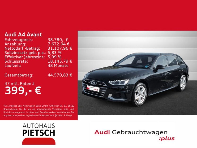 Audi A4 27.396 km 38.489 € Bünde 32257
