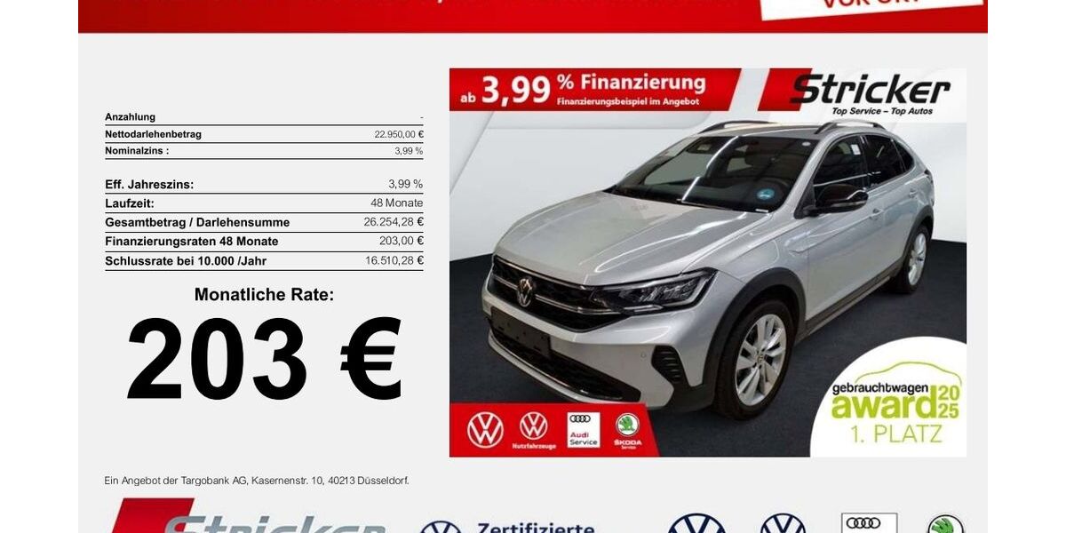 VW Taigo 27.808 km 22.949 &euro; Detmold 32760