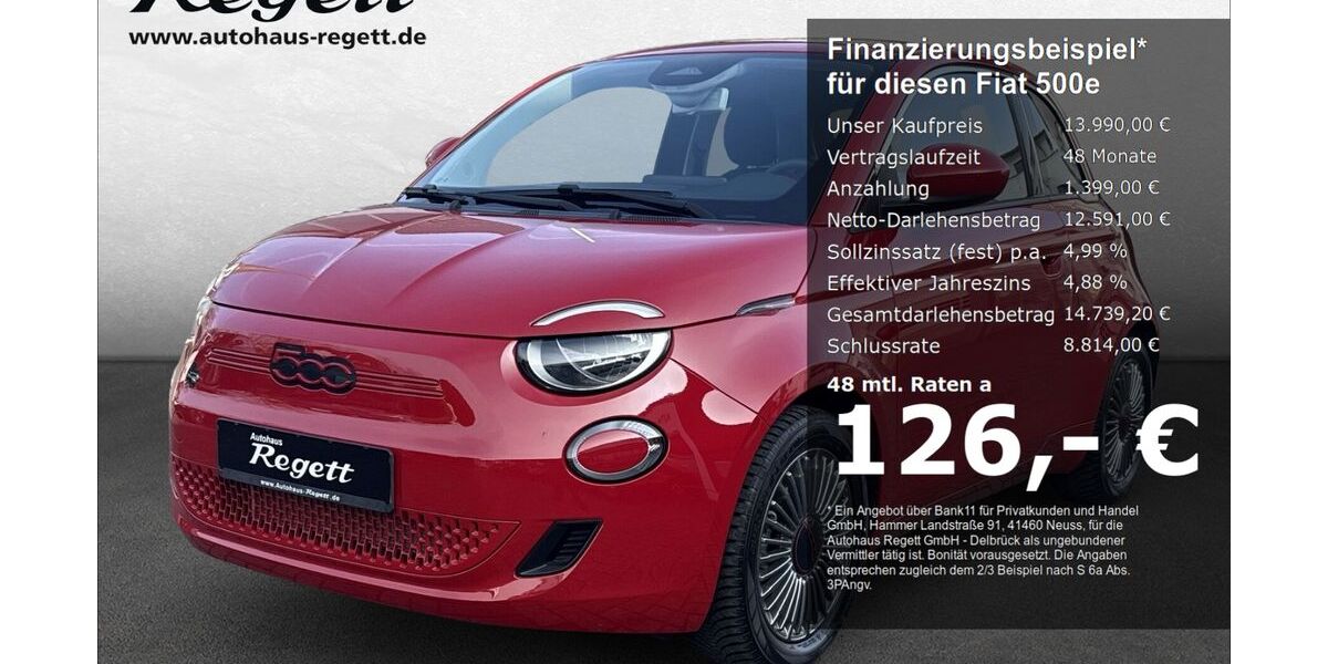 Fiat 500e 29.067 km 13.990 &euro; Delbrück-Westenholz 33129
