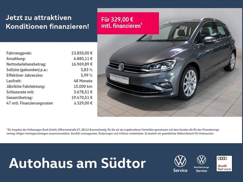 VW Golf Sportsvan 26.346 km 23.850 € Rietberg 33397
