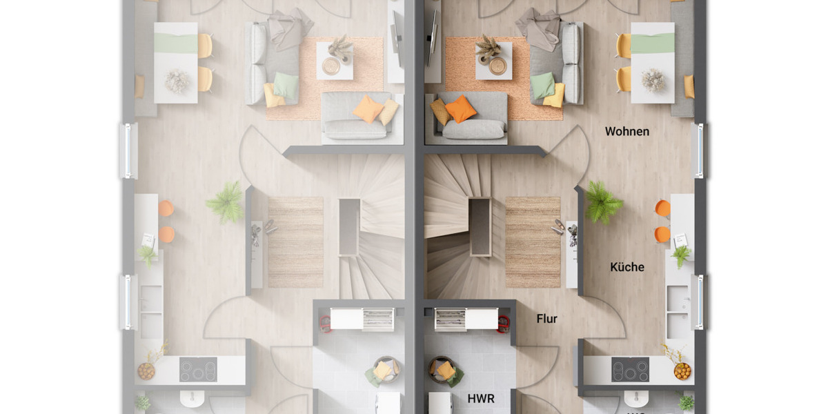 Doppelhaushälfte Gütersloh Innenstadt - 6 Zimmer, 140 m&sup2;, 429.750&euro; | Angebot:25747931