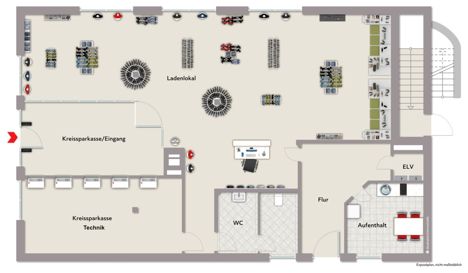 Attraktives Ladenlokal in bester Innenstadtlage von Wiedenbrück***1808 R zimmer