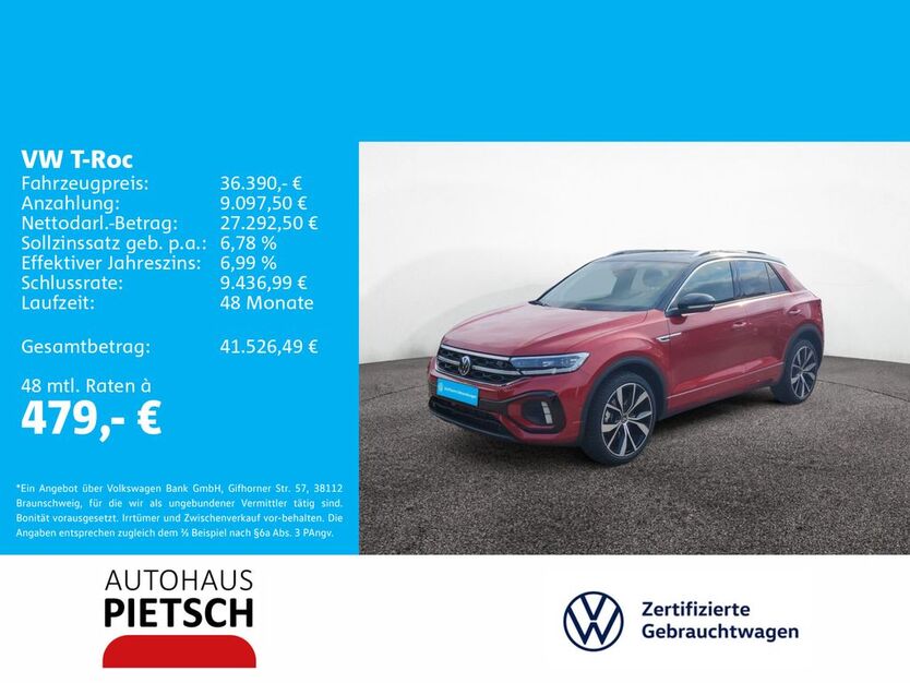 VW T-Roc 9.124 km 36.390 € Melle 49324