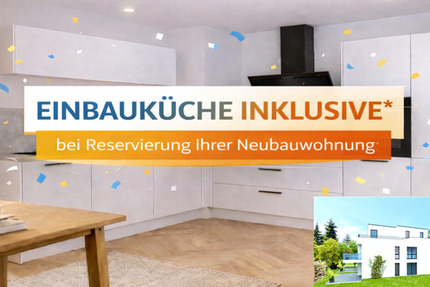 WINTER-AKTION: Inkl. EINBAUKÜCHE, Bodenbeläge komplett, Kfz-Stellplatz. Süd- Westbalkon. 3 zimmer