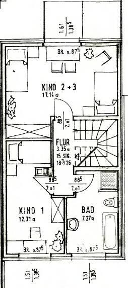 Reihenmittelhaus Bielefeld Jöllenbeck - 5 Zimmer, 113 m&sup2;, 345.000&euro; | Angebot:24036428