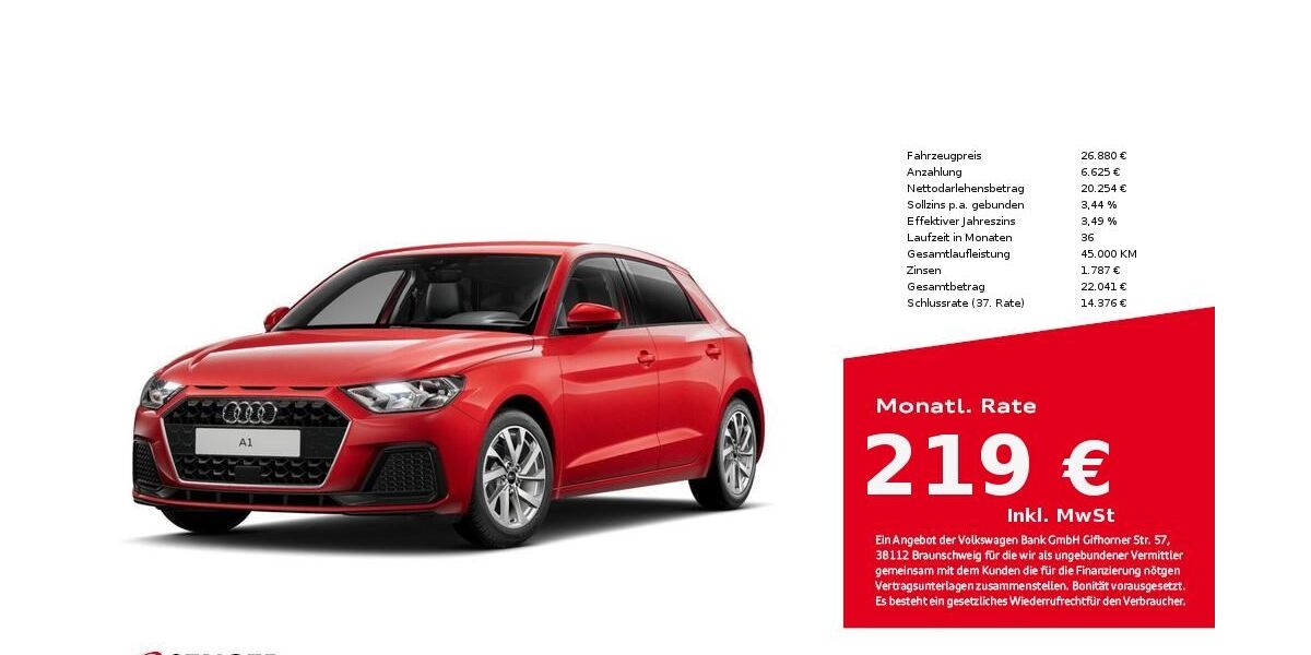 Audi A1 3.910 km 26.880 &euro; Bielefeld 33609
