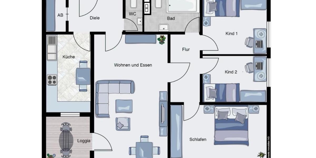 Bielefeld-Kirchdornberg: 4 Zimmer-Wohnung mit schönem Balkon 4 zimmer