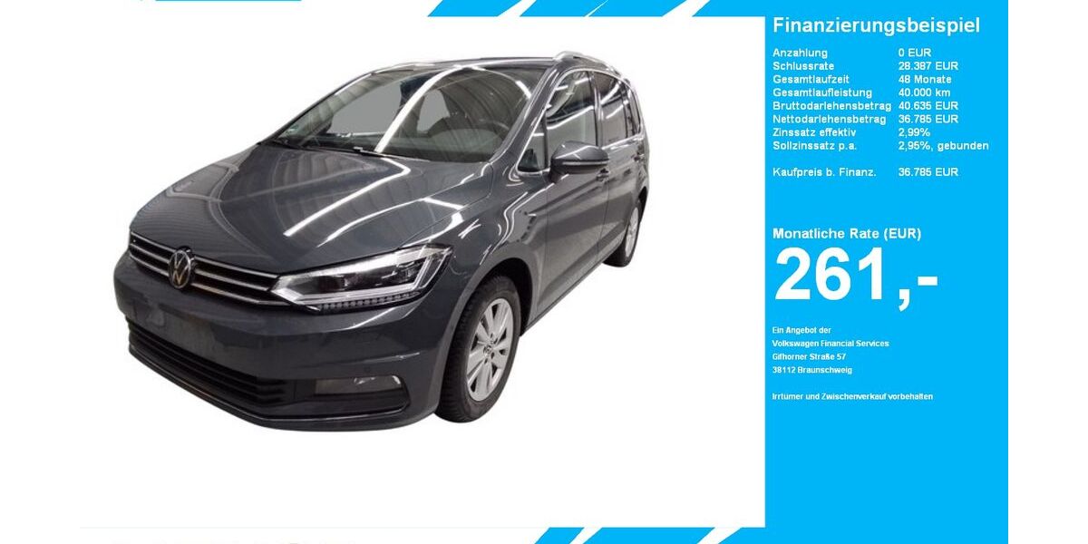 VW Touran 6.882 km 36.785 &euro; Gütersloh 33334