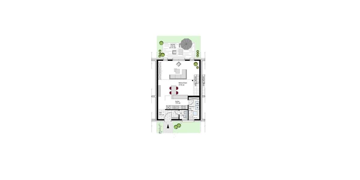 Reihenendhaus Bielefeld Sennestadt - 3 Zimmer, 100 m&sup2;, 389.000&euro; | Angebot:25687789