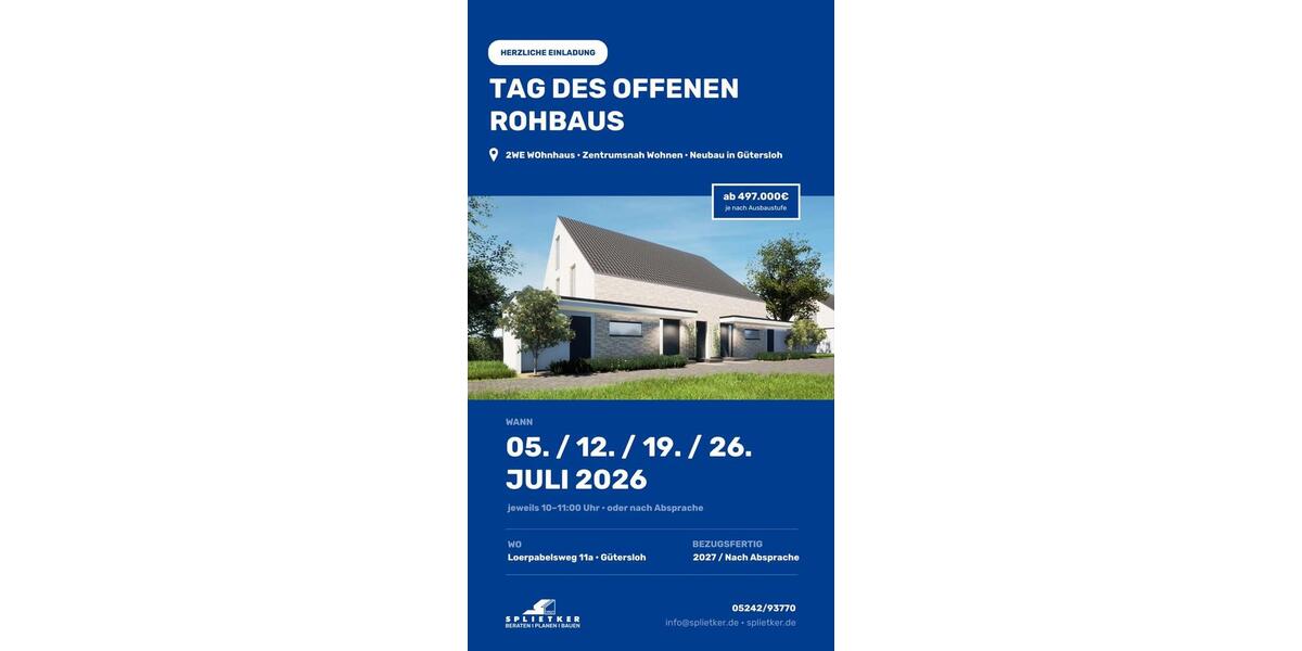 Einfamilienhaus Gütersloh Isselhorst - 497.000&euro; | Angebot:27079174