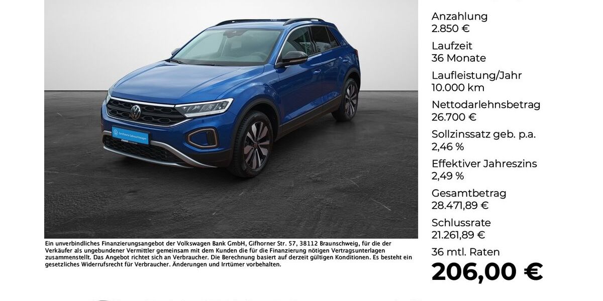 VW T-Roc 11.831 km 29.550 &euro; Versmold 33775