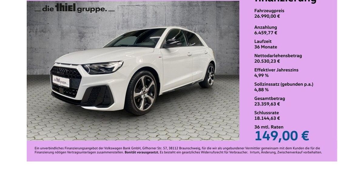 Audi A1 6.035 km 25.870 &euro; Rheda-Wiedenbrück 33378