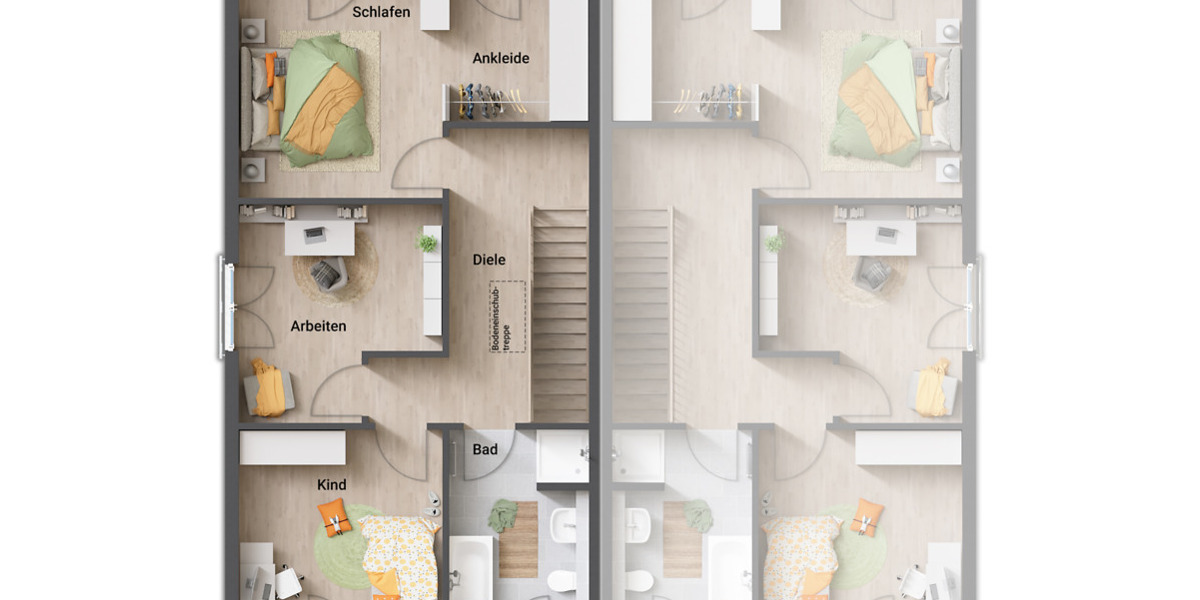 Doppelhaushälfte Bad Salzuflen Lockhausen - 4 Zimmer, 132 m&sup2;, 452.000&euro; | Angebot:25706756