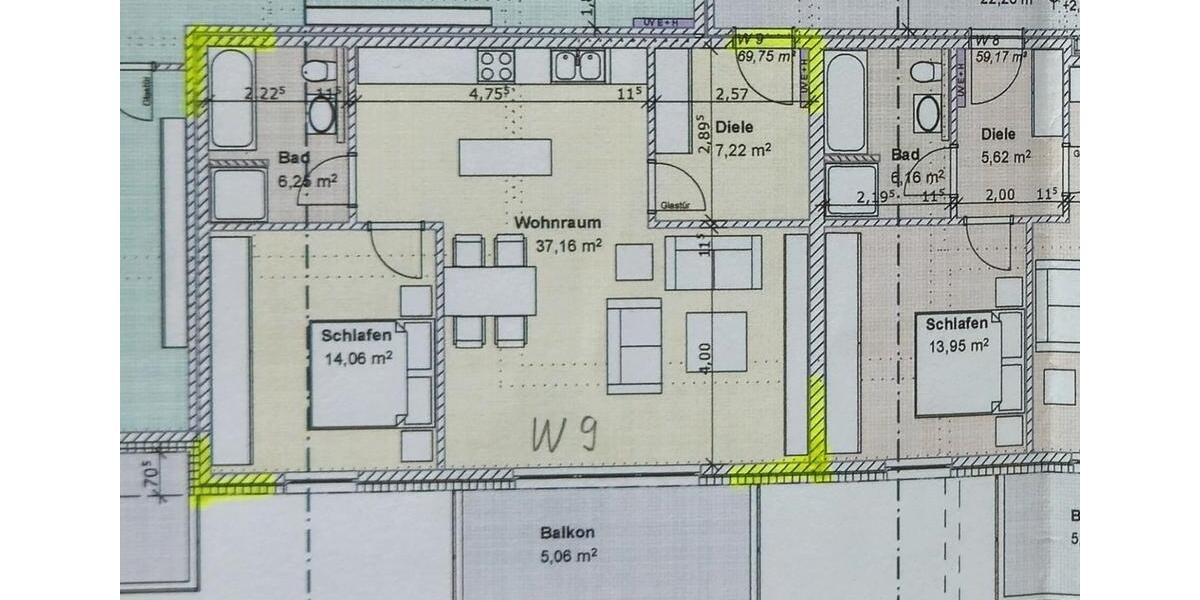 Etagenwohnung Schloß Holte-Stukenbrock Stukenbrock - 2 Zimmer, 70 m&sup2;, 250.000&euro; | Angebot:27000636