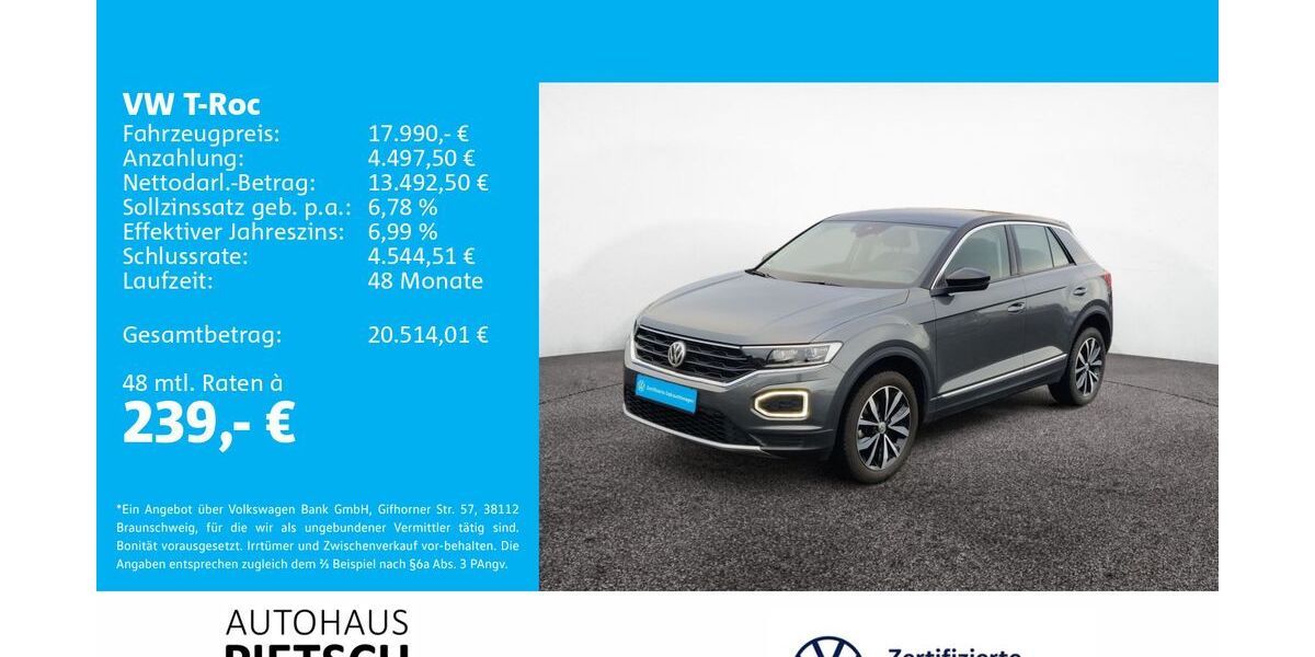 VW T-Roc 64.524 km 17.990 &euro; Melle 49324