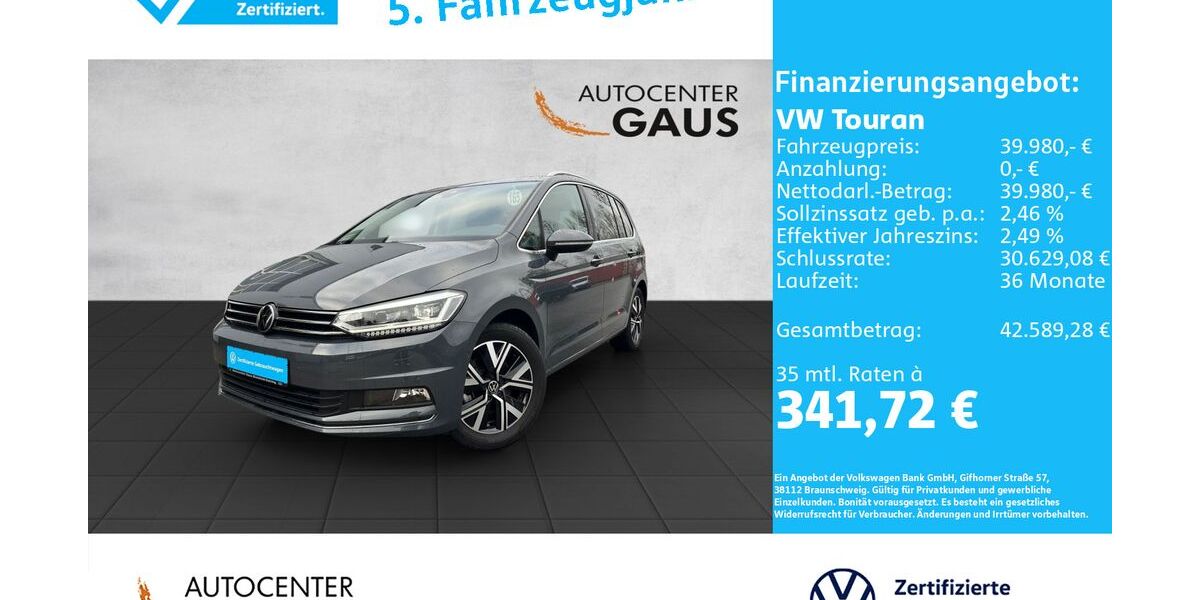 VW Touran 14.501 km 38.980 &euro; Bielefeld 33699