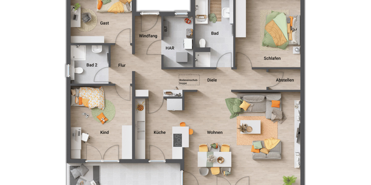 Bungalow Detmold Heidenoldendorf - 5 Zimmer, 127 m&sup2;, 440.000&euro; | Angebot:26733614
