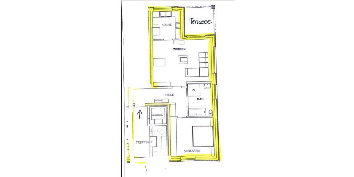 Erdgeschoßwohnung Gütersloh Kattenstroth - 2 Zimmer, 72 m&sup2;, 763&euro; | Angebot:26095935