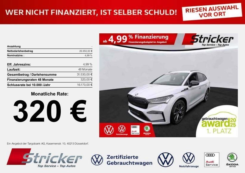 Skoda Enyaq 52.301 km 26.949 € Detmold 32760