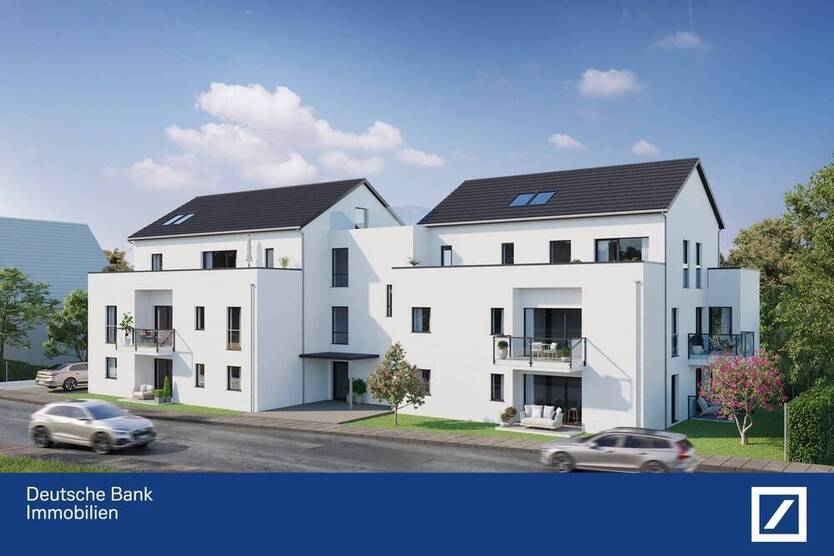 Moderne KFW 40 QNG Erdgeschoßwohnung mit Terrasse, HSW- und Kellerraum in Oerlinghausen!