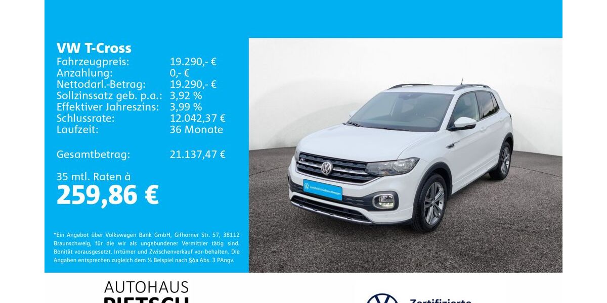 VW T-Cross 53.908 km 19.290 &euro; Melle 49324